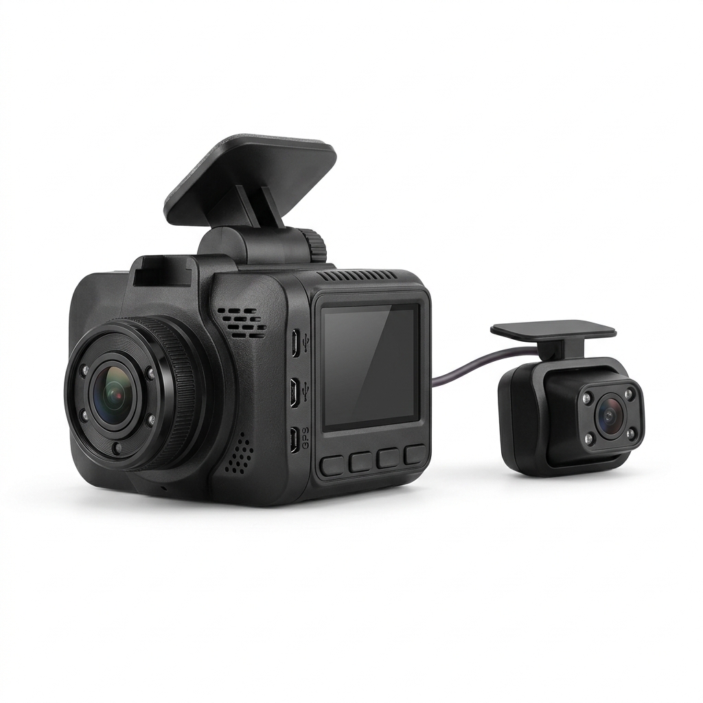 Dual Channel Dash Cam 1080p Night Vision