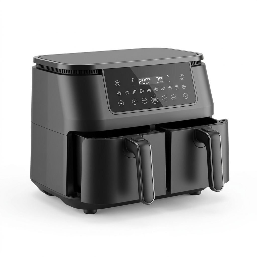 Khind Dual Basket Air Fryer 8L